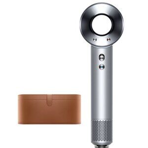 DYSON SUPERSONIC HAIR DRYER (Silver Hair Dryer + Gold Case)